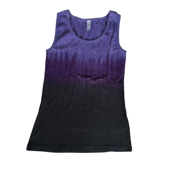 Womens Tank Top Size Small Purple Black Brand New Tie Dye - Picture 1 of 7